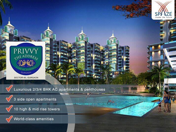 Live a luxurious life with world class amenities at Spaze Privy The Address in Gurgaon